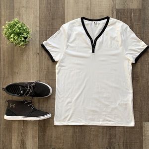 TOPSHOP SS HENLEY NWOT